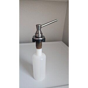 Countertop soap dispenser Brushed nickel